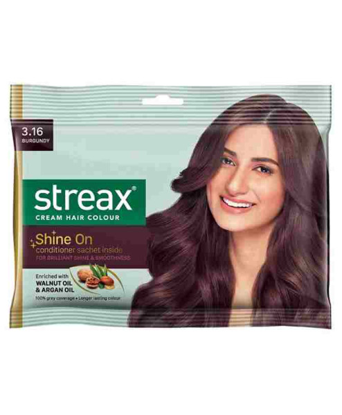 STREAX BURGUNDY HAIR COLOUR 20G 